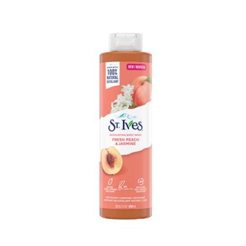 ST IVES EXFOLIATING FRESH PEACH & JASMINE BODY WASH: 650ML
