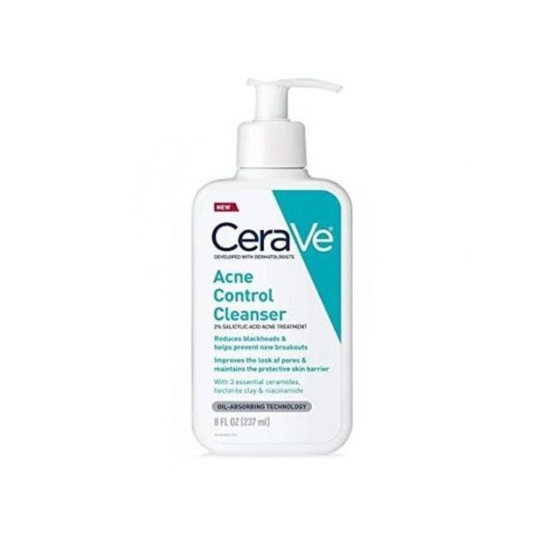 Cerave Acne Control Cleanser With 2% Salicylic Acid Acne Treatment 237ml US Version( BEST BEFORE JUNE 2025)