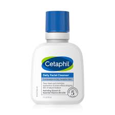 Cetaphil Daily Facial Cleanser for Sensitive, Combination to Oily Skin, 2 oz( 59ml)