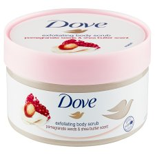 Dove Exfoliating Body Scrub with Pomegranate Seeds and shea butter scent 225ml