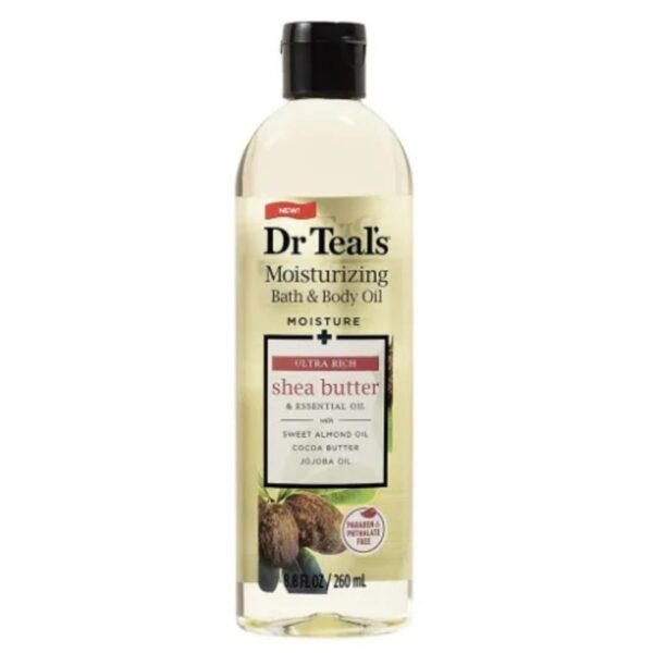 Dr Teal's Moisturizing Shea Butter Bath & Body Oil - 260ml