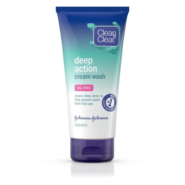 Clean & Clear Deep Action Cream Cleanser (184g)