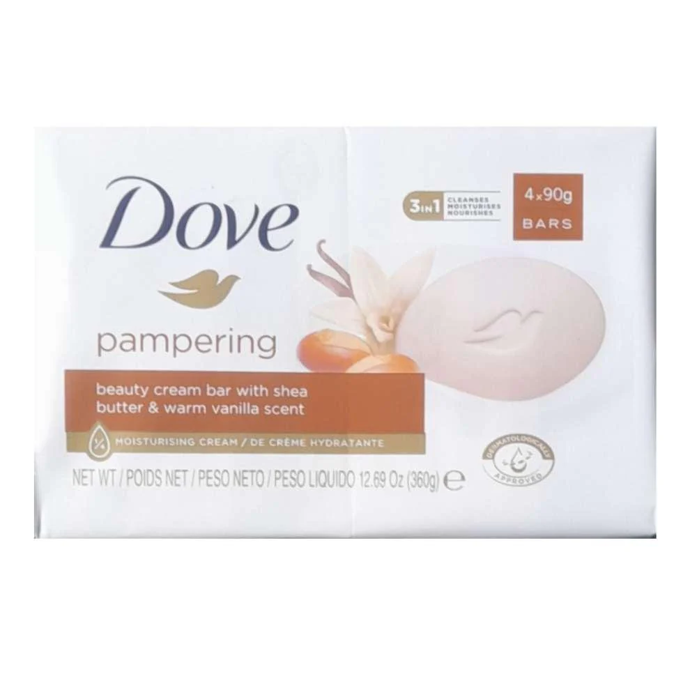 DOVE -Beauty Cream Bar (Pampering) 90g x4