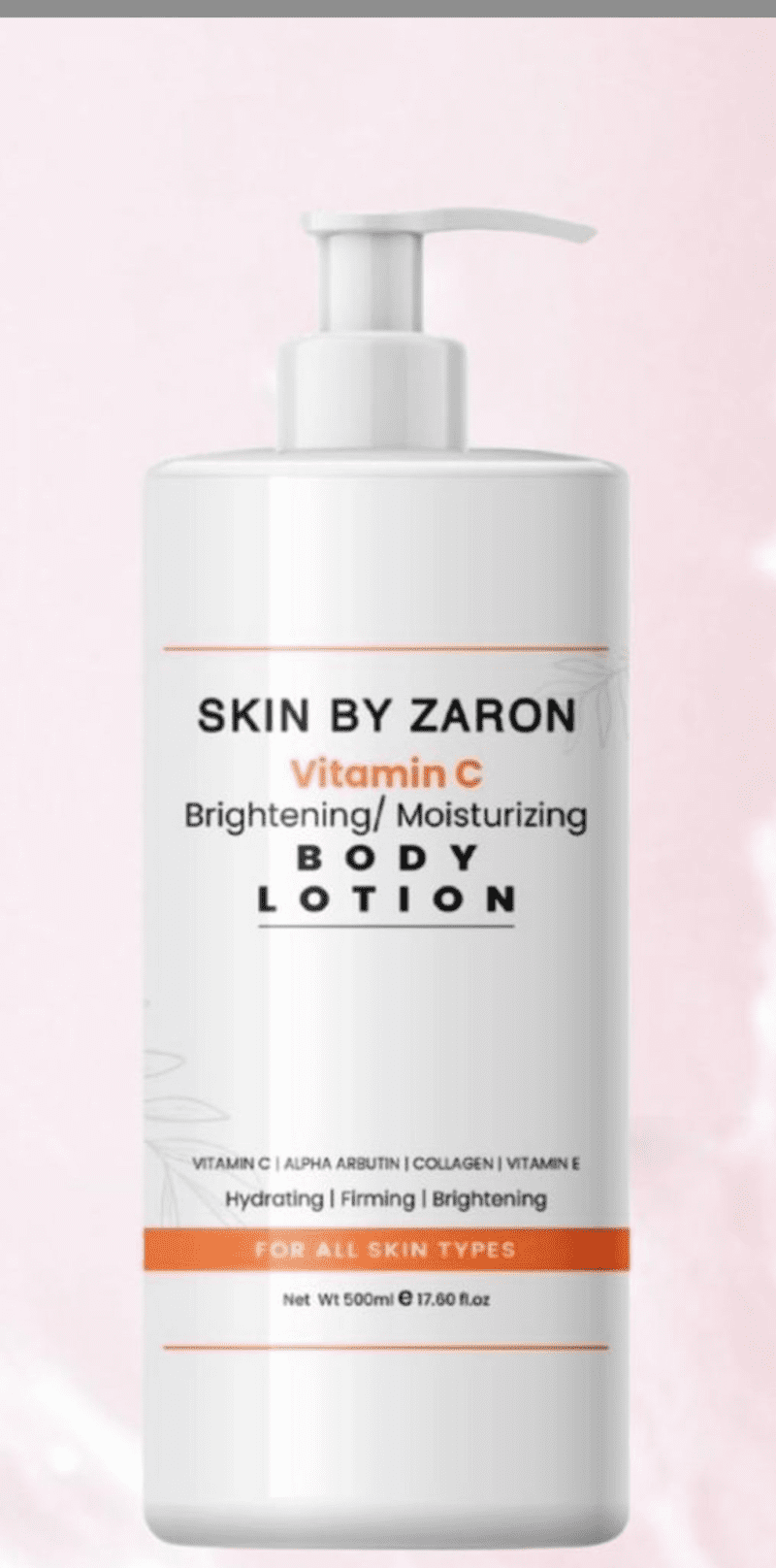 SKIN BY ZARON -VITAMIN C (Brightening & Moisturizing) Body Lotion 500ml