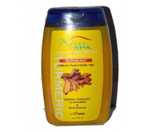 Kuu Spa Tumeric Salt Scrub Bath