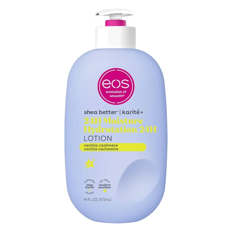 EOS Shea Butter 24H Moisture Body Lotion Vanilla Cashmere 473ml