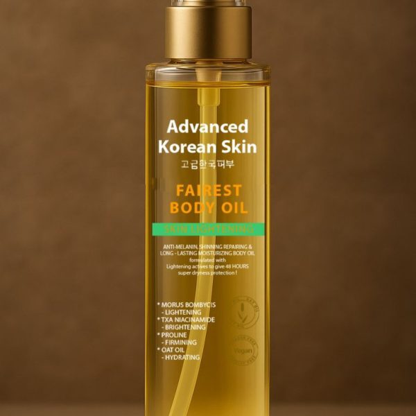 Advanced Korean Fairest Skin Lightening Body Oil – 280ml