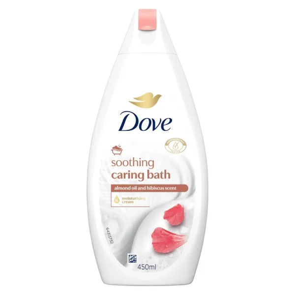Dove Soothing Almond Oil & Hibiscus Caring Bath - 450ml
