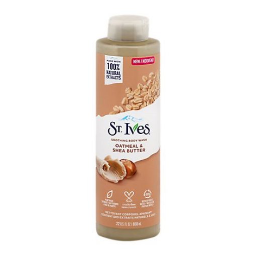 ST. IVES SOOTHING BODY WASH OATMEAL & SHEA BUTTER 650ml