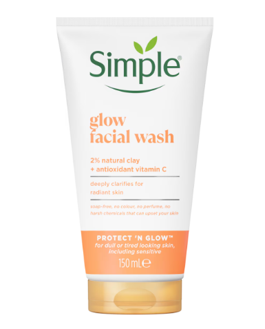 Simple Glow Facial Wash – Vitamin C + Anti-Oxidants – 150ml